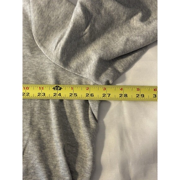 QUAKER FACTORY Embellished Christmas Gray Snap Front Sweatshirt 2X Holiday Tree - Picture 16 of 16